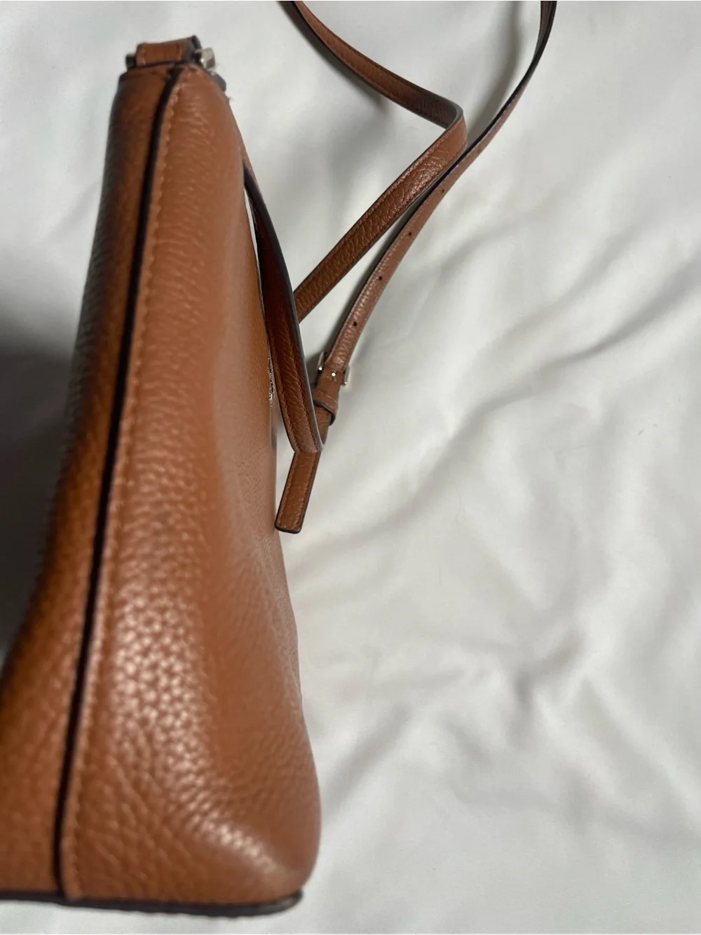 kate spade New York Pebbled Leather Crossbody Bag in Brown